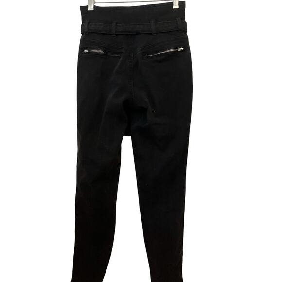 Blue Revival Women's Rocker Skinny Jeans Waist 26 Unique Waist Punk Biker - Picture 3 of 7